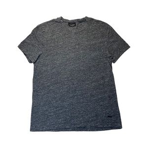 BRUUN & STENGADE Mens Gray Short Sleeve Tshirt Size L